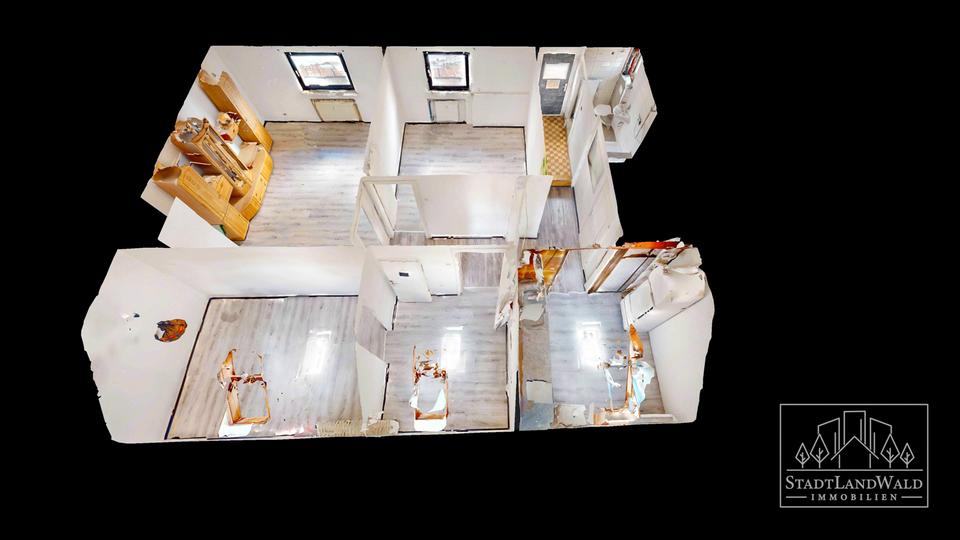 Dachgeschoßwohnung Pirmasens - 3 Zimmer, 65 m&sup2;, 390&euro; | Angebot:26659695