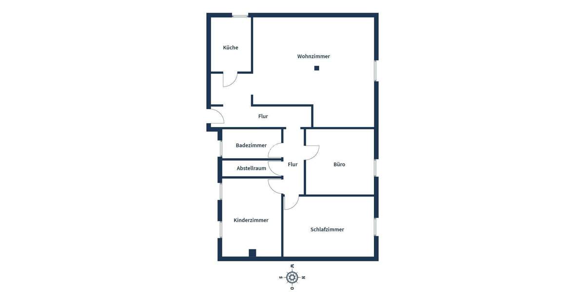 Ruhige Lage! DG-Wohnung mit 4 Zimmern, EBK und Keller 4 zimmer