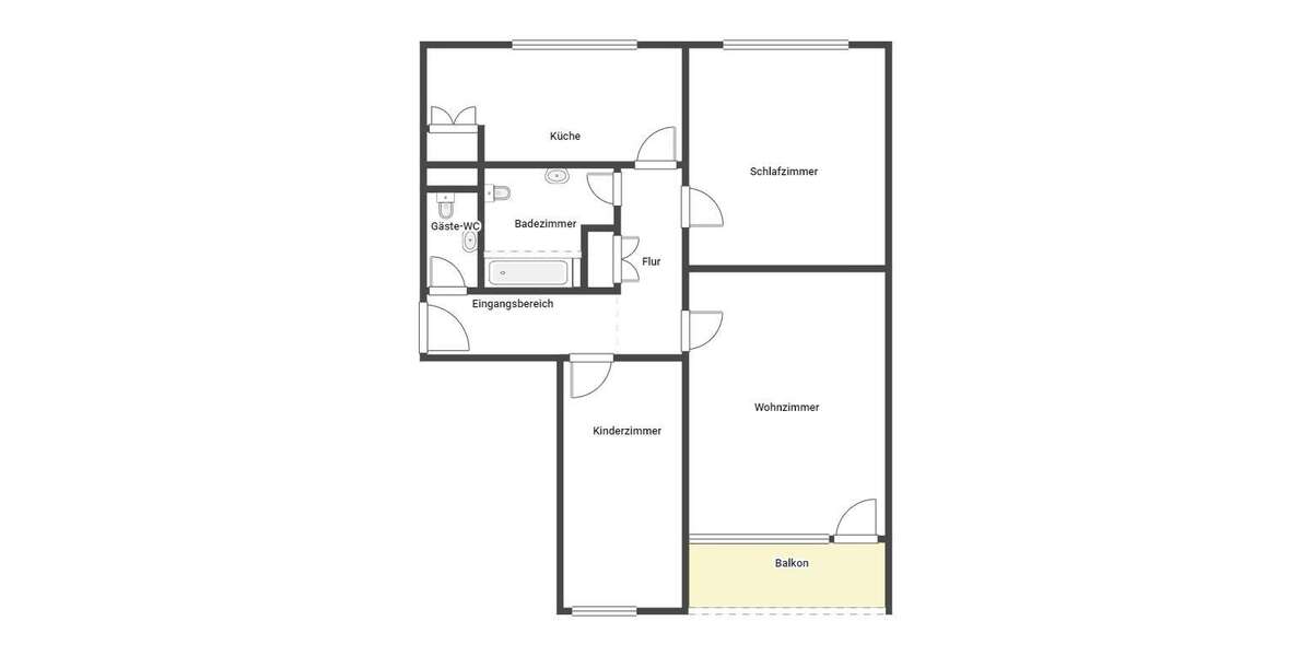 Etagenwohnung Neustadt an der Weinstraße - 3 Zimmer, 72 m&sup2;, 759&euro; | Angebot:27722963