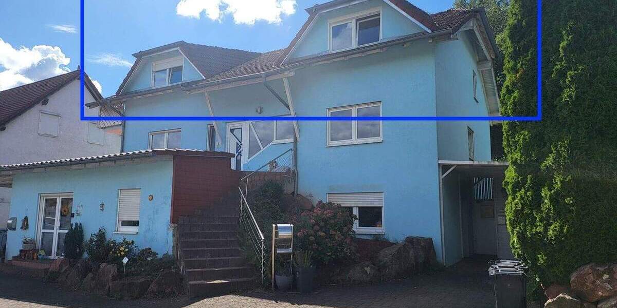 huge apartment in Oberarnbach 2Br, open living-room, 2 balconies 4 zimmer