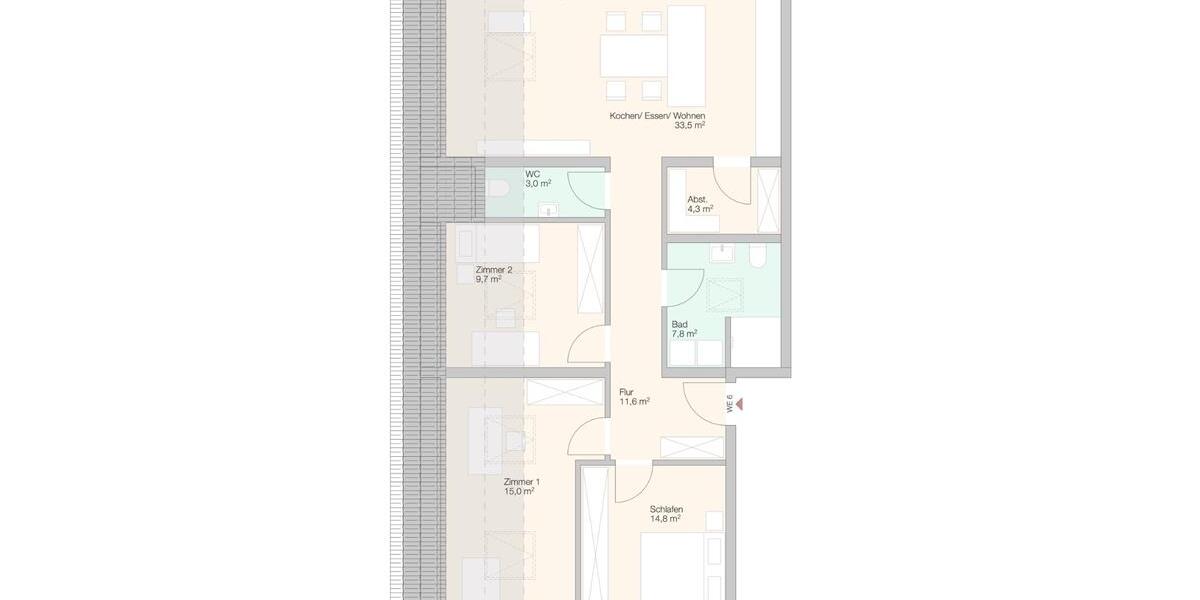 Dachgeschoßwohnung Münchweiler an der Alsenz - 4 Zimmer, 104 m&sup2;, 334.000&euro; | Angebot:24848899