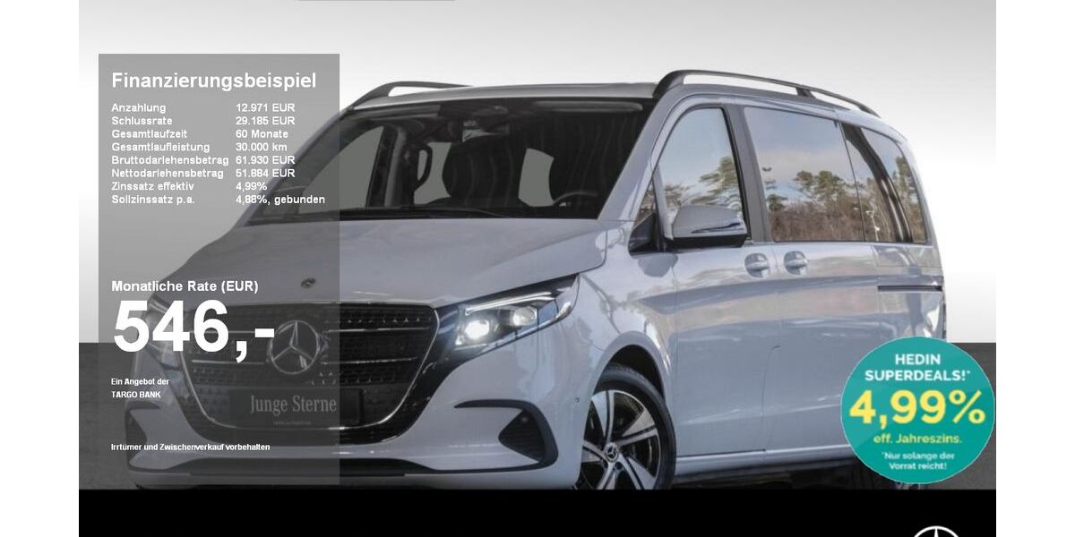 Mercedes-Benz V 250 13.736 km 62.490 &euro; Kaiserslautern 67663