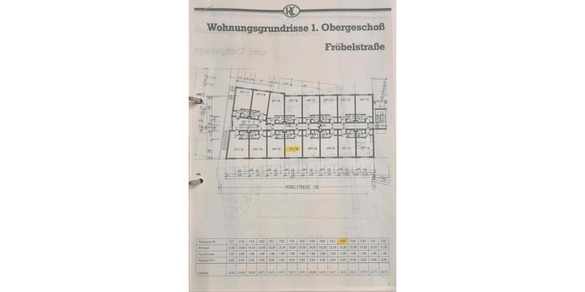 Etagenwohnung Kaiserslautern Betzenberg - 1 Zimmer, 20 m&sup2;, 56.000&euro; | Angebot:25204337