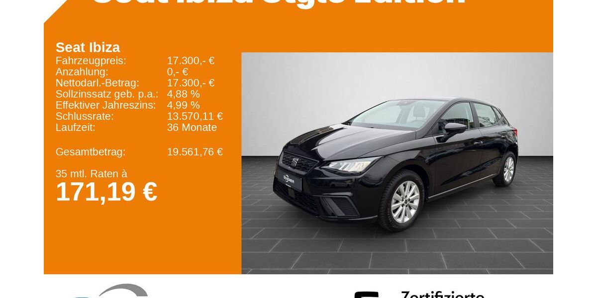 Seat Ibiza 19.299 km 18.200 &euro; Kaiserslautern 67657
