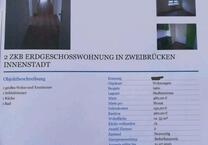 2 ZKB in Zweibrücken zu vermieten