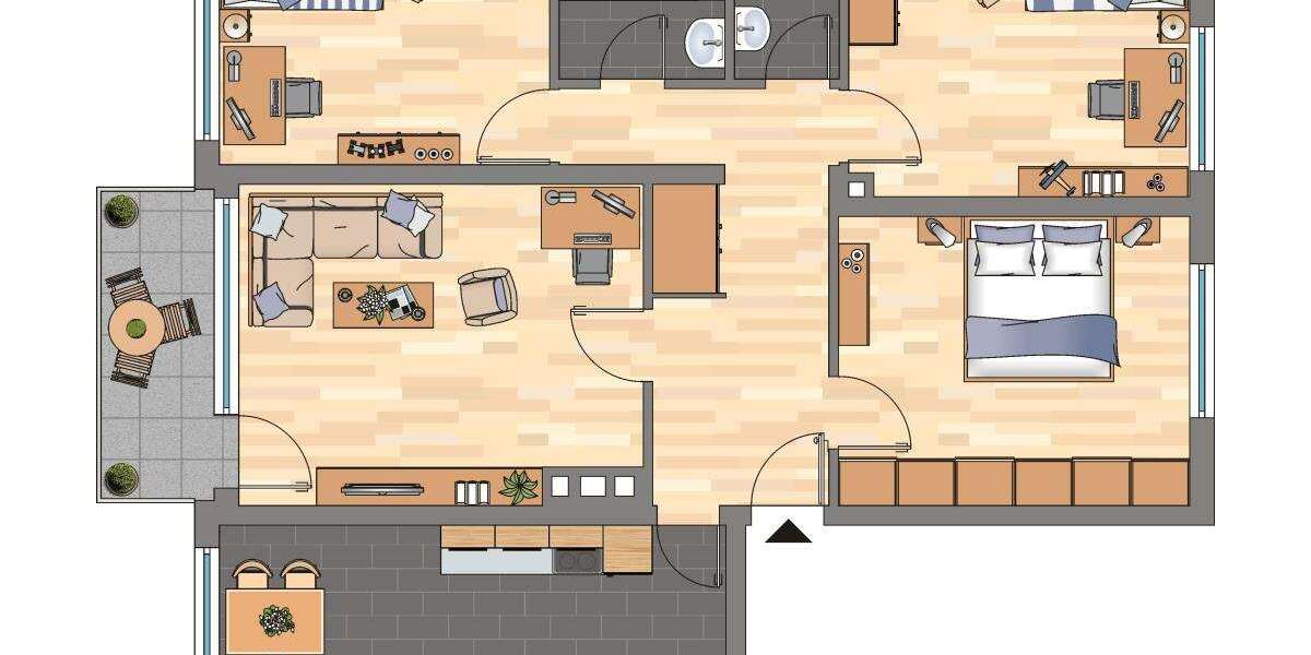 Etagenwohnung Bad Dürkheim Hausen - 4 Zimmer, 89 m&sup2;, 759&euro; | Angebot:26492304