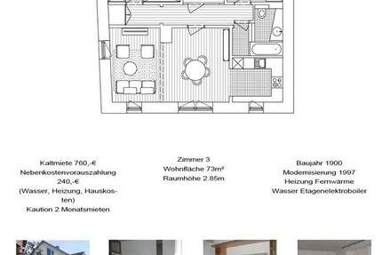Wohnung Kaiserslautern Betzenberg - 3 Zimmer, 73 m&sup2;, 1.000&euro; | Angebot:25987801