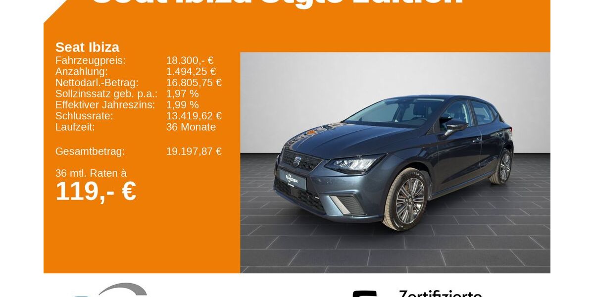 Seat Ibiza 24.610 km 16.990 &euro; Kaiserslautern 67657