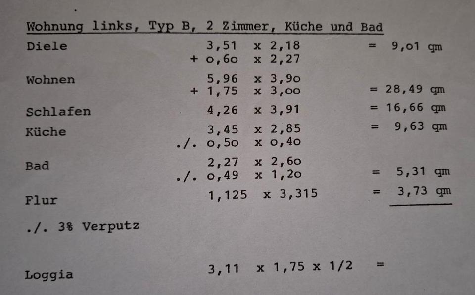 Erdgeschoßwohnung Bechhofen - 2 Zimmer, 73 m&sup2;, 119.000&euro; | Angebot:26263096