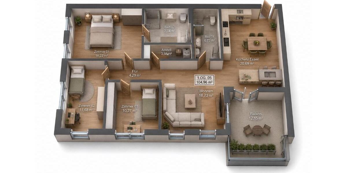 Einfamilienhaus Göllheim - 4 Zimmer, 100 m&sup2;, 1.400&euro; | Angebot:26470238