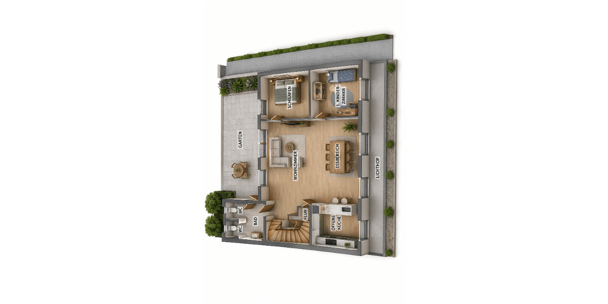 Etagenwohnung Pirmasens Erlenbrunn - 3 Zimmer, 125 m&sup2;, 189.000&euro; | Angebot:26584626
