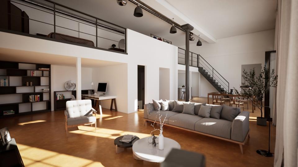 Loft - Studio - Atelier Kaiserslautern Betzenberg - 3.5 Zimmer, 142 m&sup2;, 400.000&euro; | Angebot:25879778