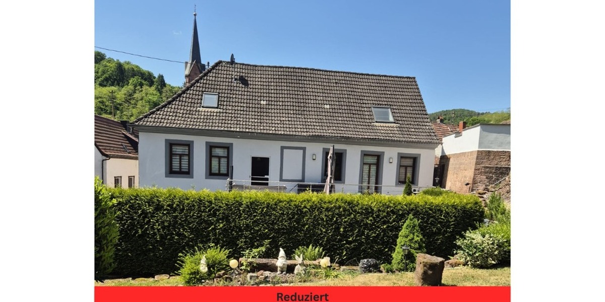 Kernsaniertes Einfamilienhaus mit modernem Look und traumhaftem Garten in Weidenthal 7 zimmer