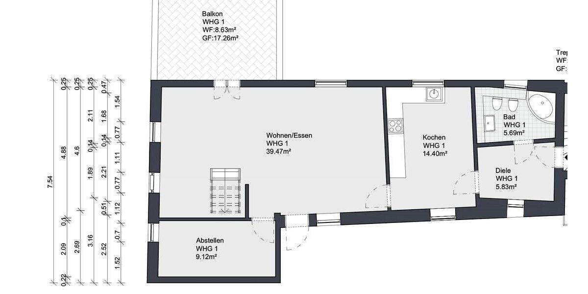 115 m² wunderschöne Maisonette Wohnung mit neuer Terrasse & Charme - Neustadt Kernstadt 4 zimmer