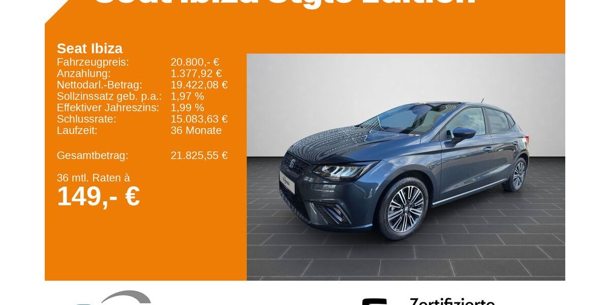 Seat Ibiza 14.000 km 19.100 &euro; Neustadt a.d. Weinstraße 67433