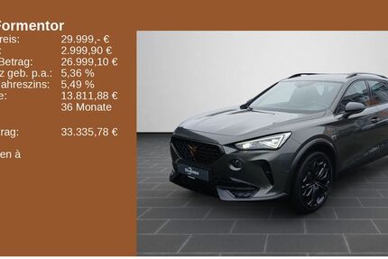Cupra Formentor 26.664 km 28.800 &euro; Kaiserslautern 67657